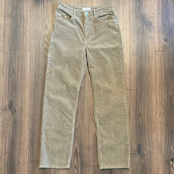 H&M - Green Corduroy Pants - Picture 1 of 9